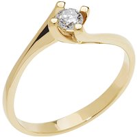 Ringe Comete Dame Solitari in Gelbgold Diamante 0.009 Ct ANB 2034G - ANB 2034G